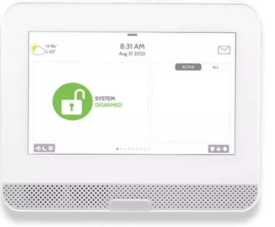 alarm screen image